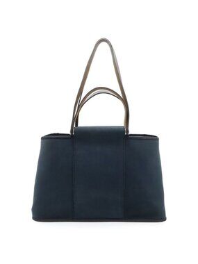 Hermes Kaback Elan PM Tote 2-Way Shoulder Bag Toile Officier Leather